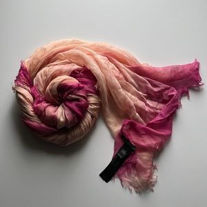 Eileen Fisher Pink/Peach Ombré scarf